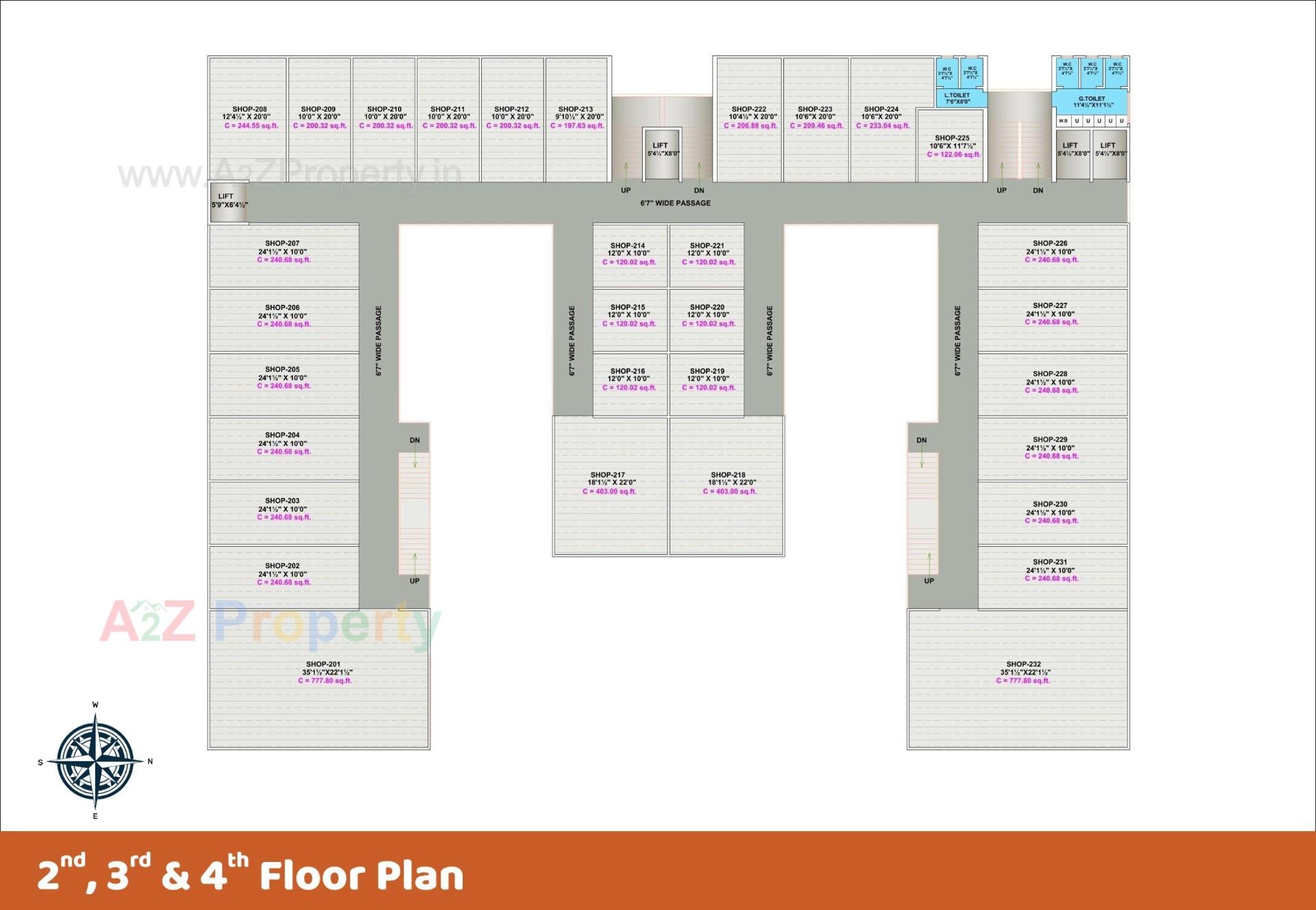 Layout of real estate project Times Galaxy located at Surat, Surat, Gujarat