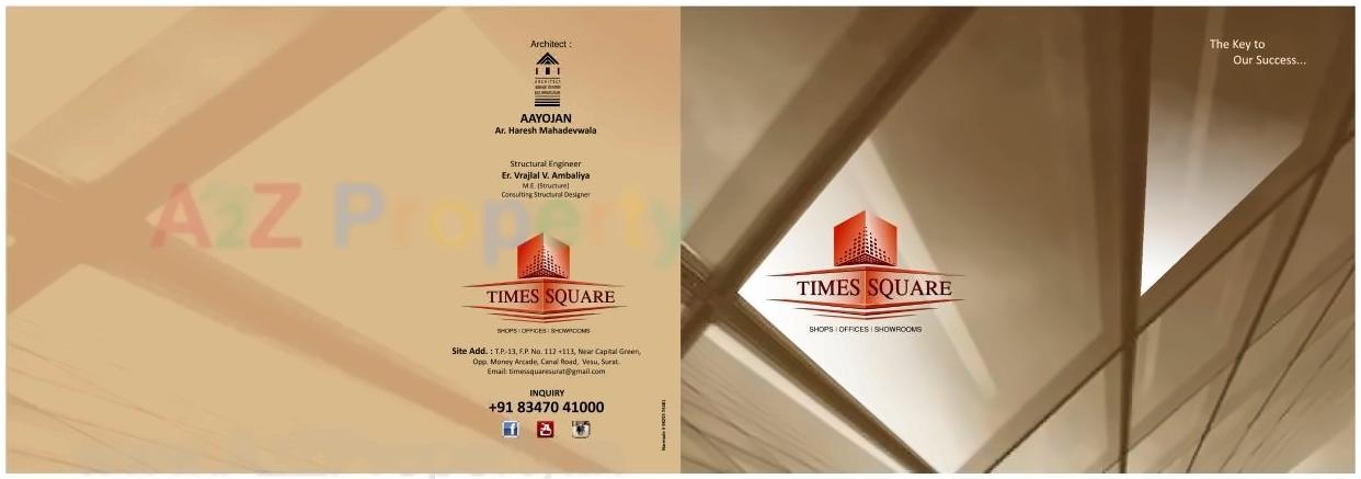  of real estate project Times Square located at Bharthana, Surat, Gujarat