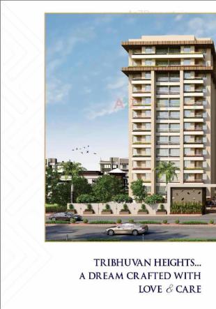 Elevation of real estate project Tribhuvan Heights located at Varachha, Surat, Gujarat