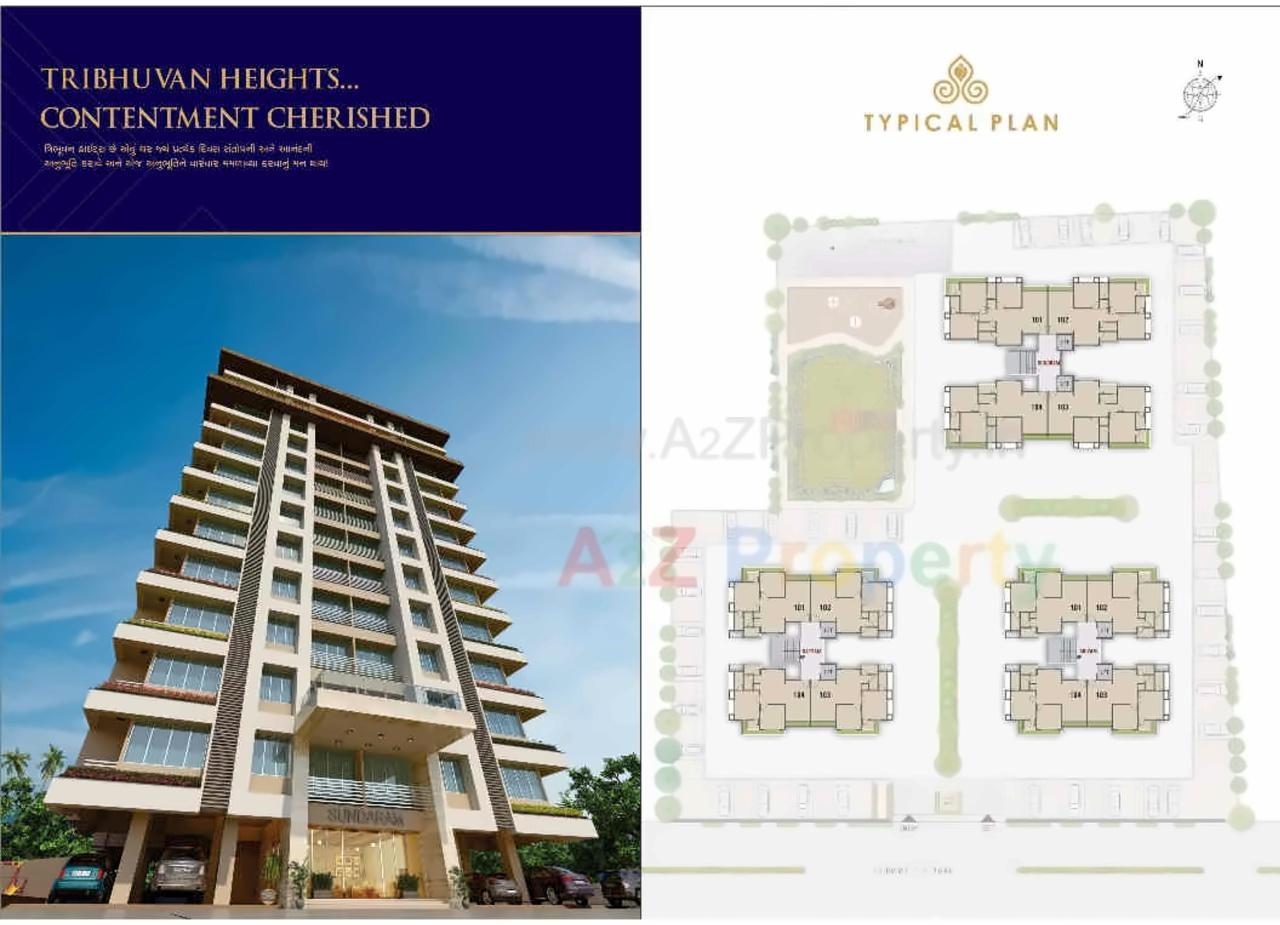  of real estate project Tribhuvan Heights located at Varachha, Surat, Gujarat