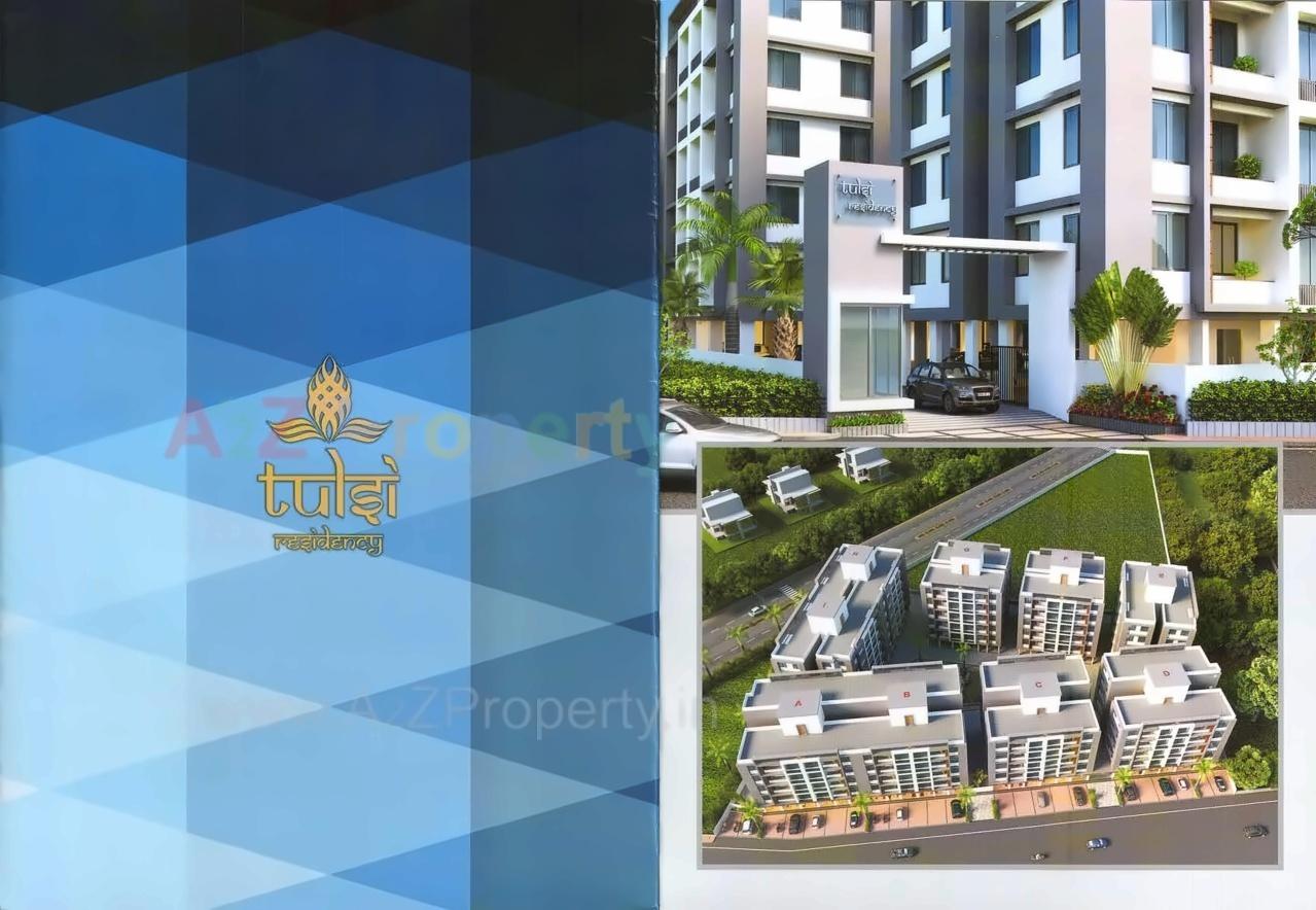 3D Elevation of real estate project Tulsi Residency located at Varachha, Surat, Gujarat