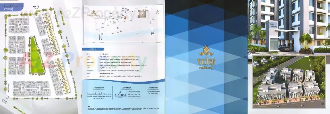  of real estate project Tulsi Residency located at Varachha, Surat, Gujarat