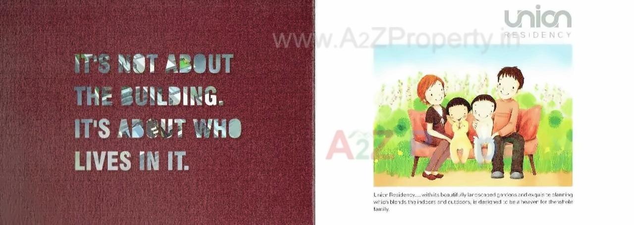  of real estate project Union Residency located at Vesu, Surat, Gujarat