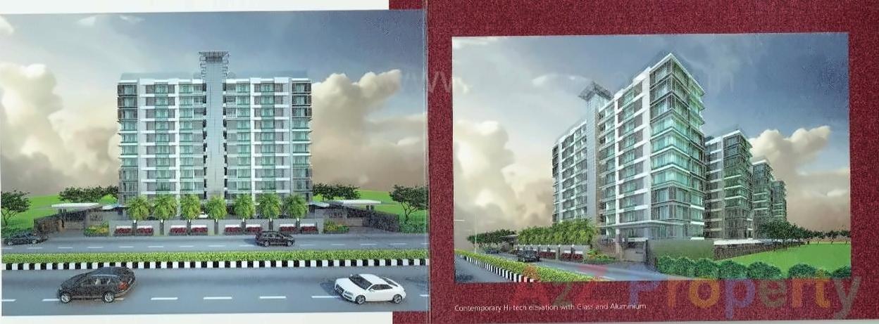 3D Elevation of real estate project Union Residency located at Vesu, Surat, Gujarat