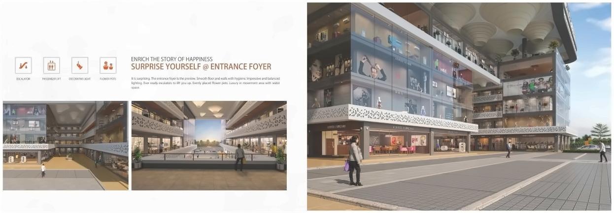  of real estate project Unique Square located at Singanpore, Surat, Gujarat