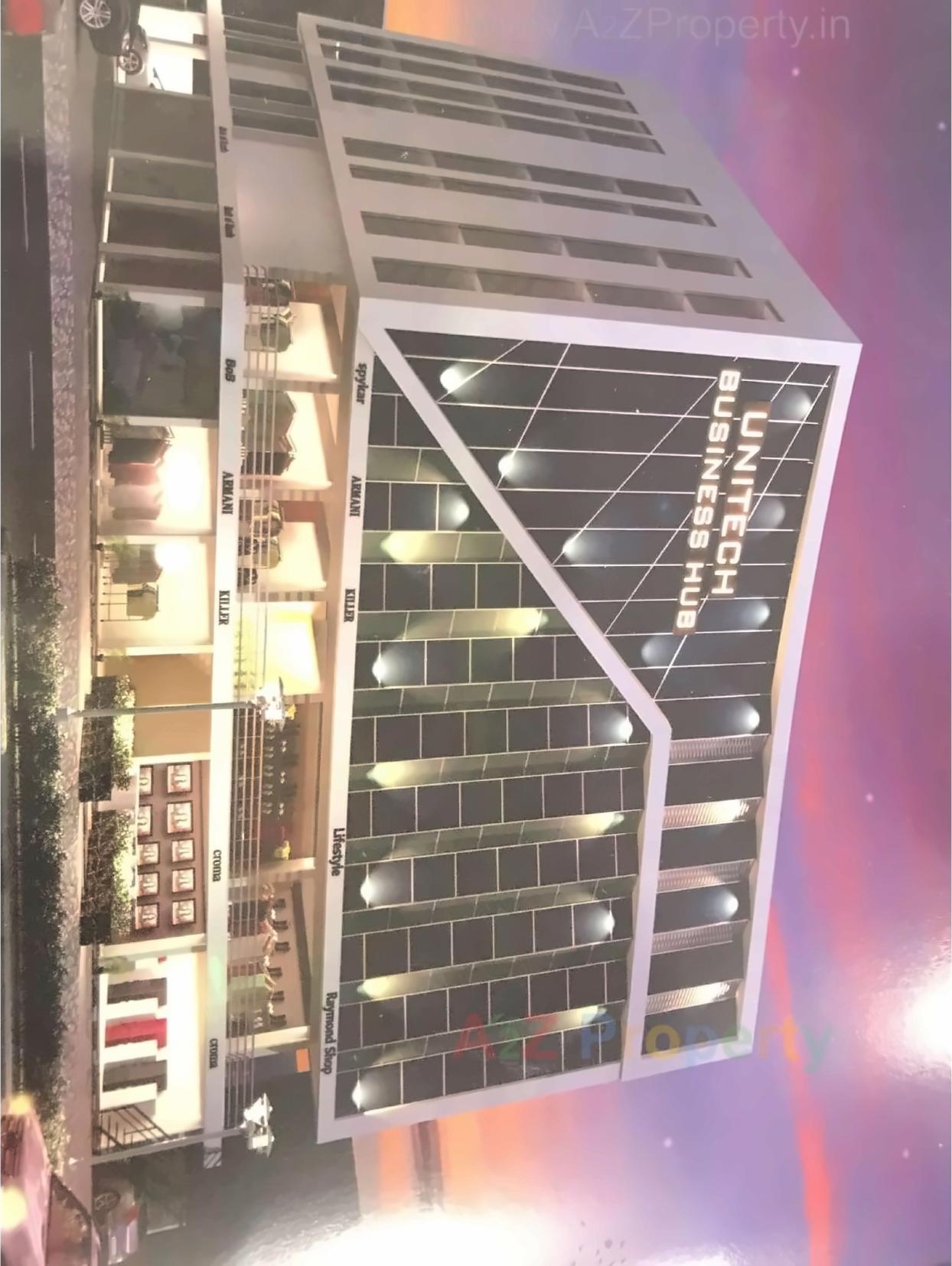 3D Elevation of real estate project Unitech Business Hub located at Puna, Surat, Gujarat