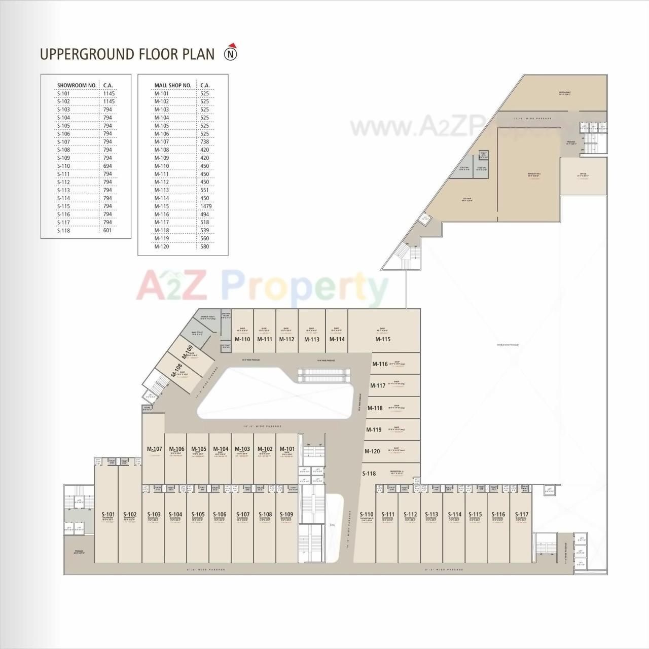Layout of real estate project United City located at Gaviar, Surat, Gujarat