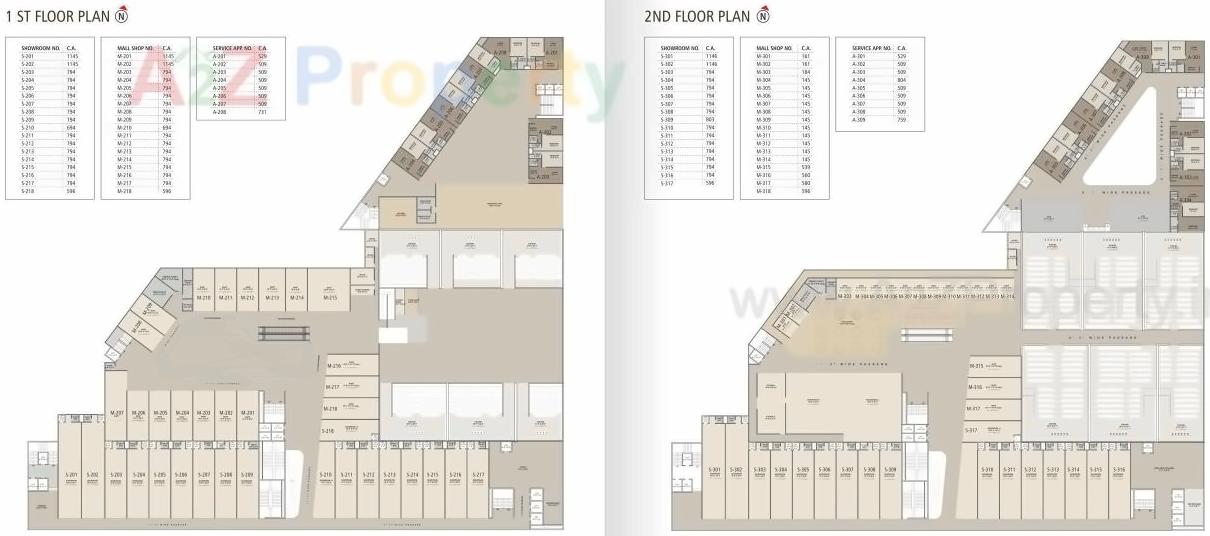 Layout of real estate project United City located at Gaviar, Surat, Gujarat
