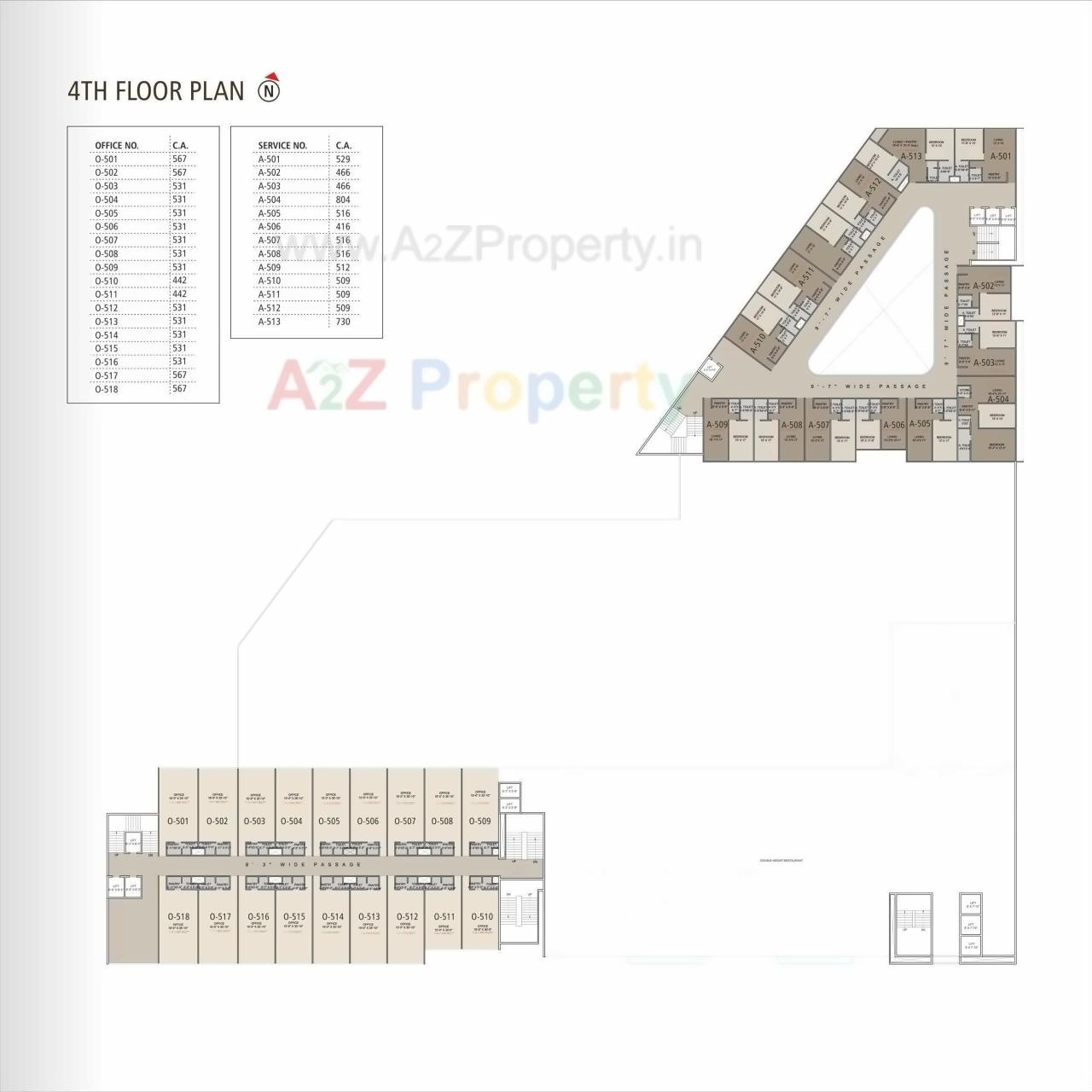 Layout of real estate project United City located at Gaviar, Surat, Gujarat
