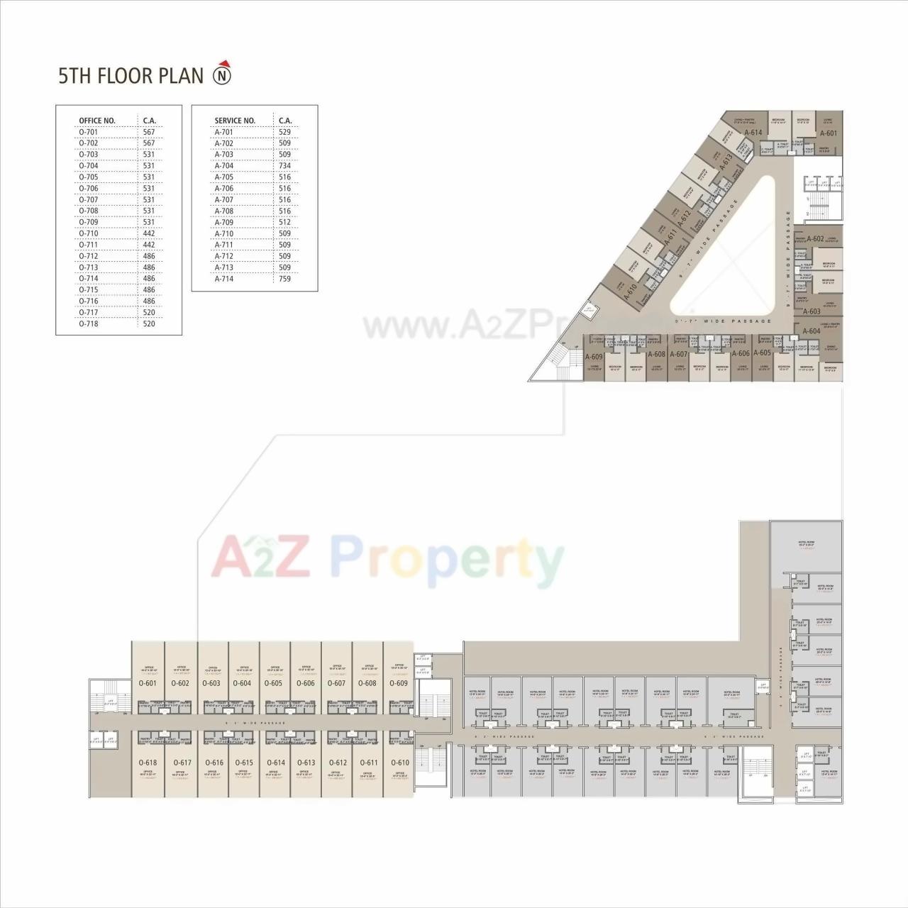 Layout of real estate project United City located at Gaviar, Surat, Gujarat