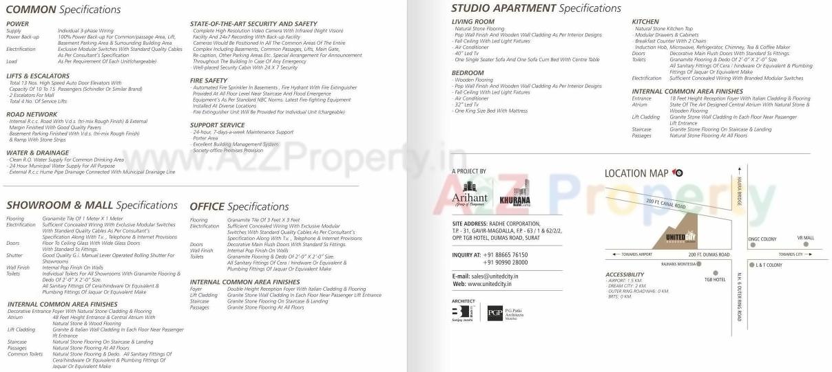  of real estate project United City located at Gaviar, Surat, Gujarat