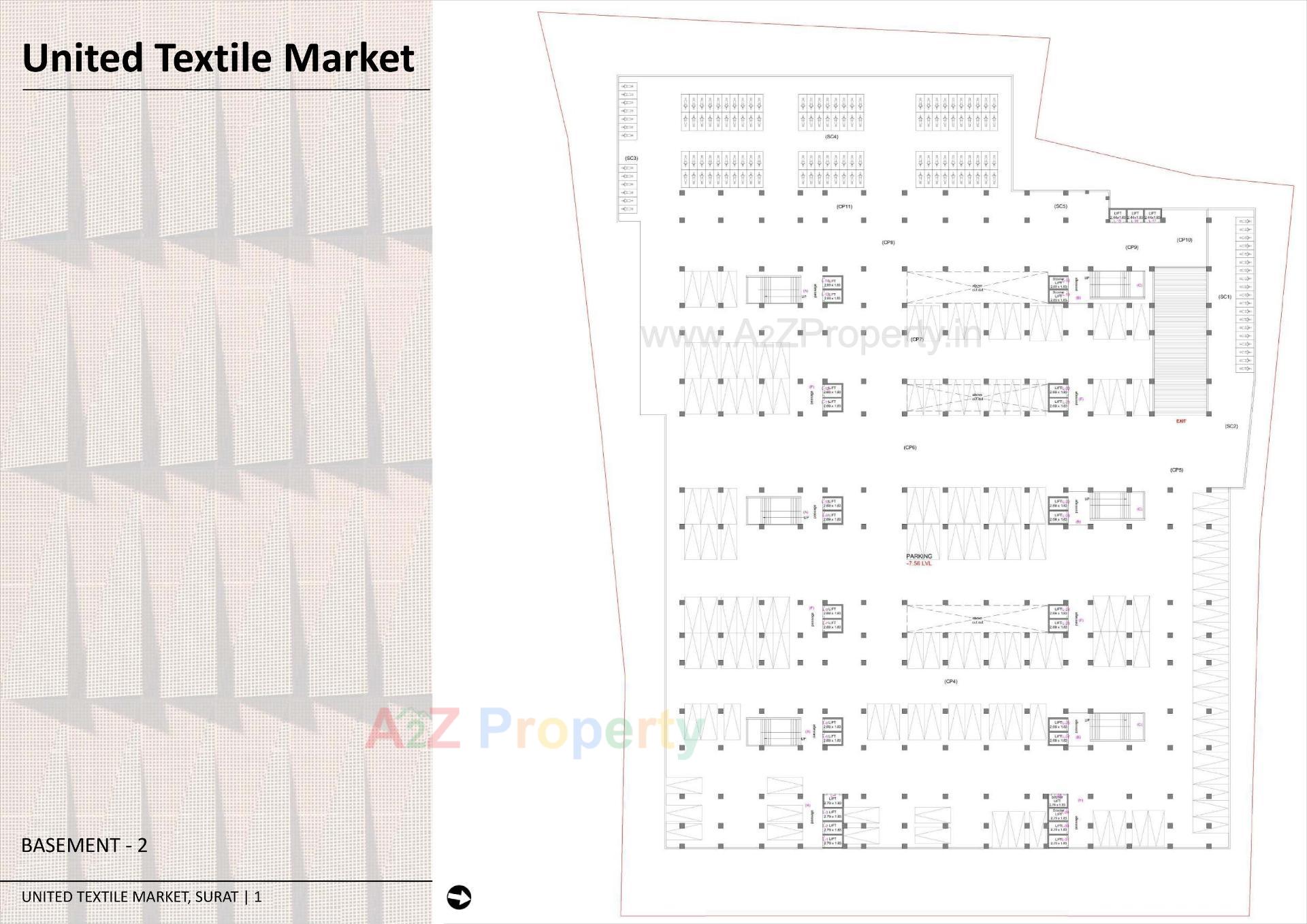  of real estate project United Textile Market located at Surat, Surat, Gujarat