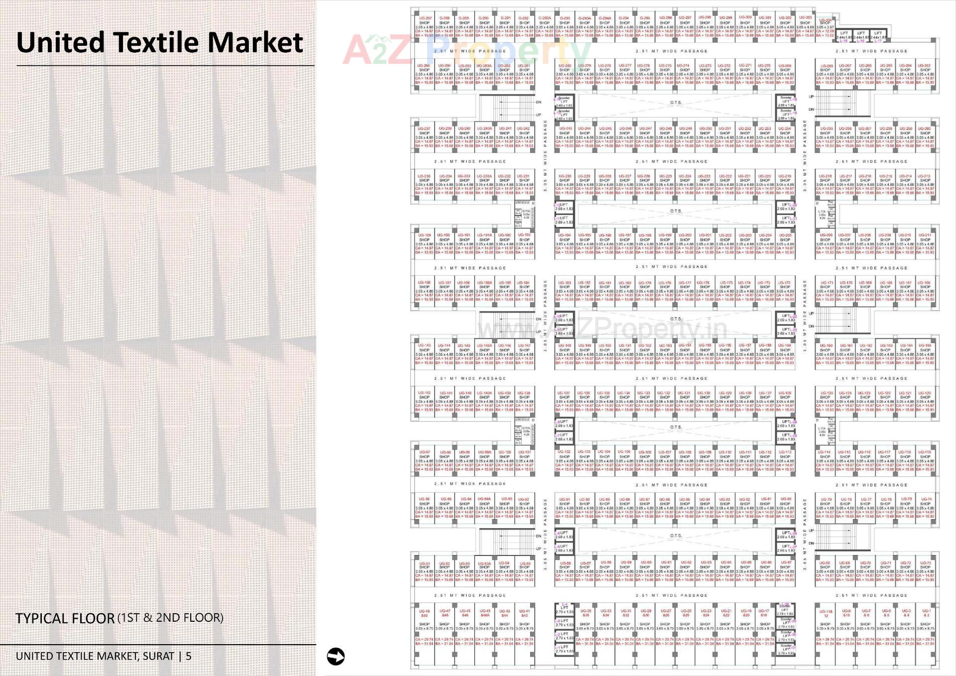  of real estate project United Textile Market located at Surat, Surat, Gujarat