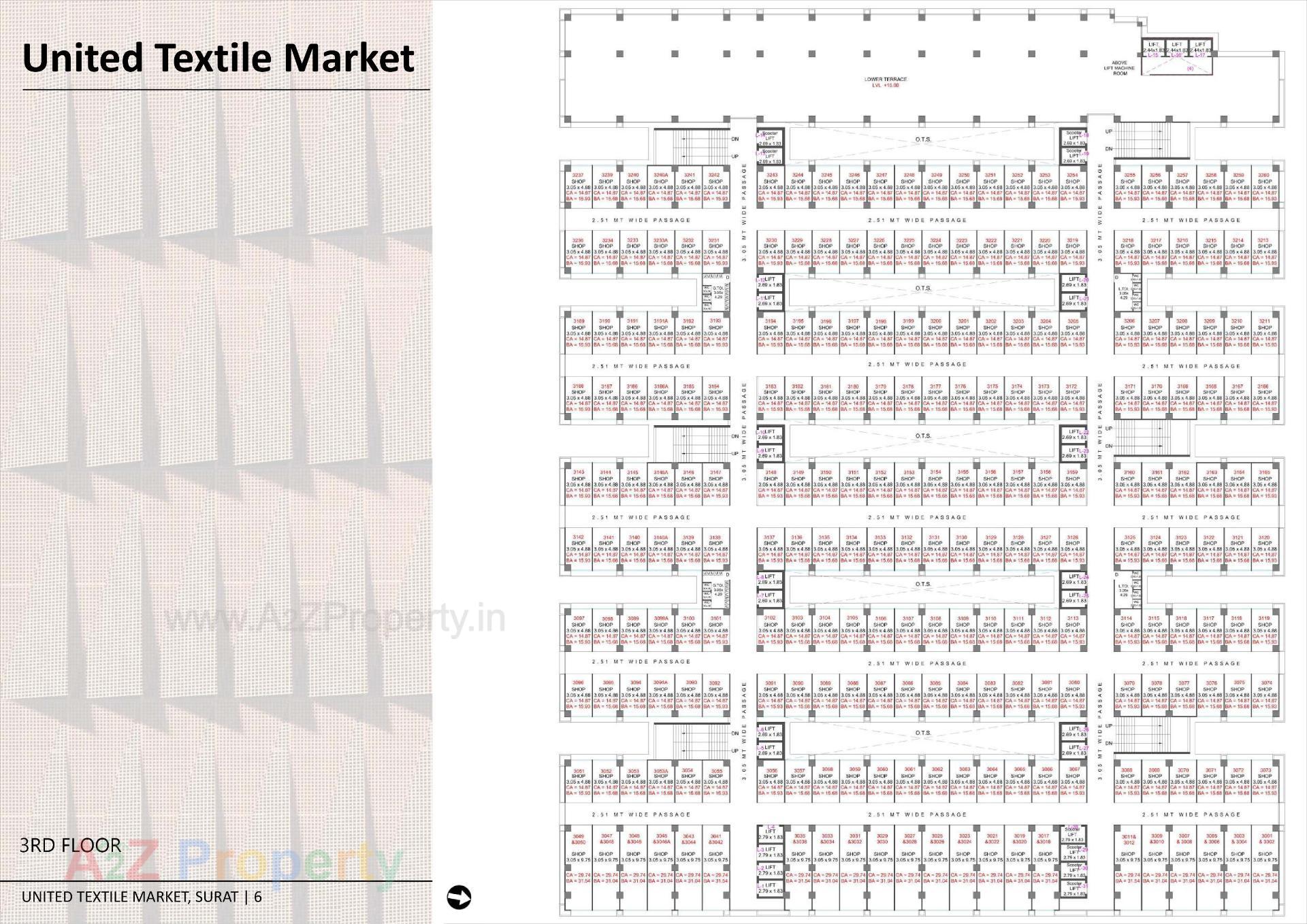  of real estate project United Textile Market located at Surat, Surat, Gujarat
