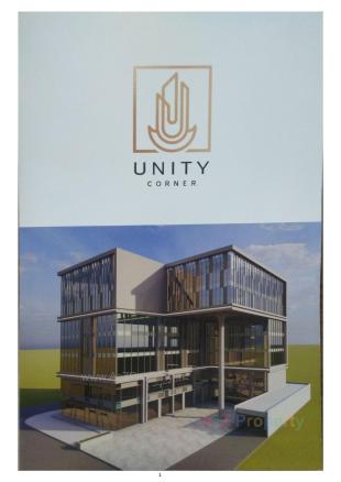Elevation of real estate project Unity Corner located at Pal, Surat, Gujarat