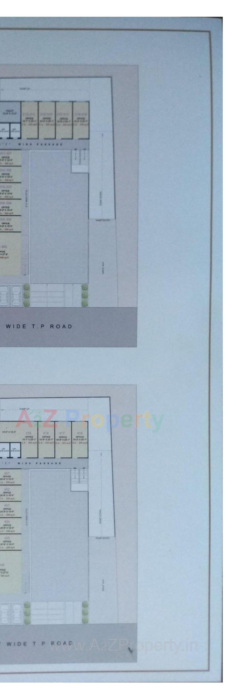 Layout of real estate project Unity Corner located at Pal, Surat, Gujarat