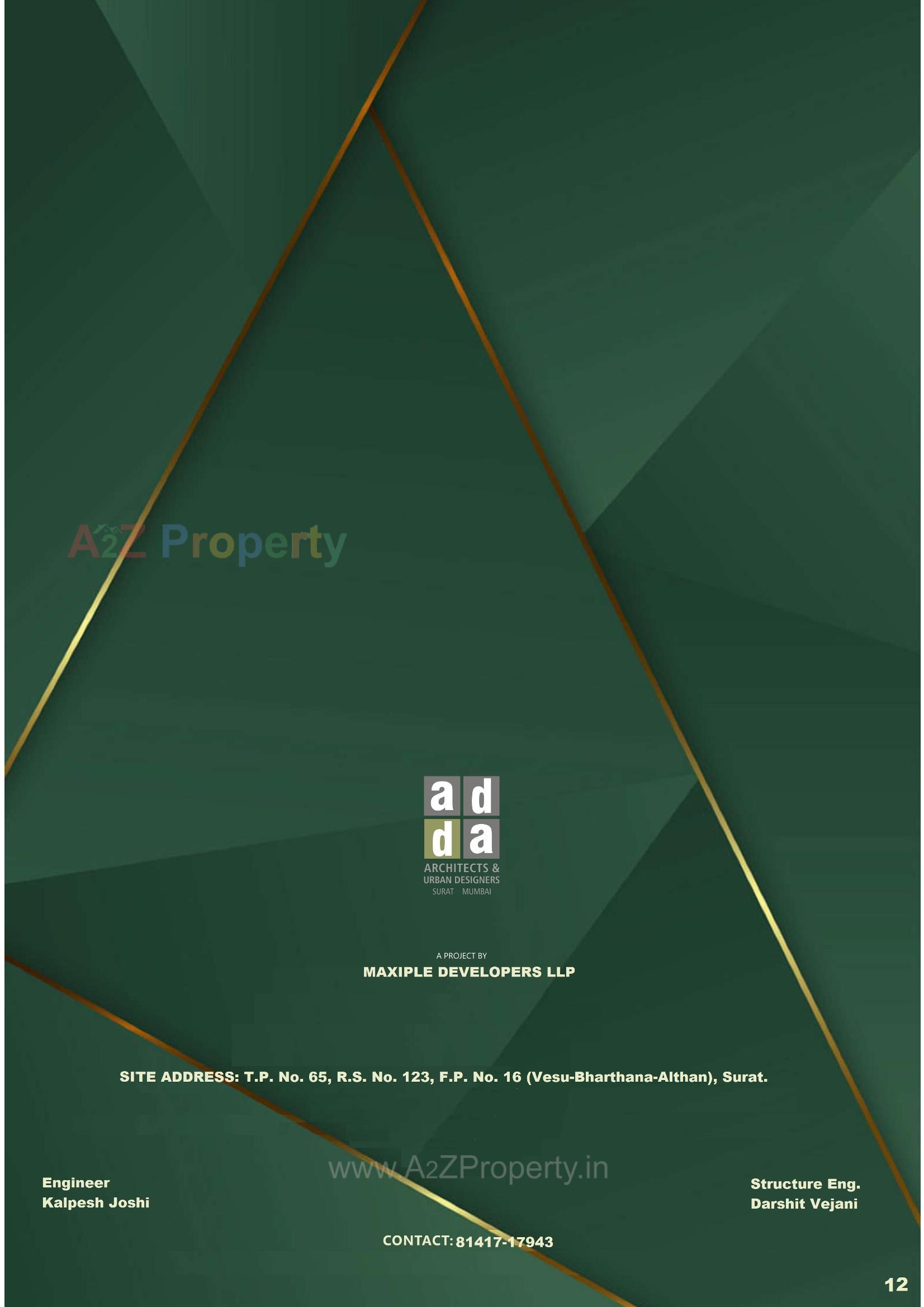  of real estate project Vacanza  Atlas located at Vesu Bharthana Althan , Surat, Gujarat