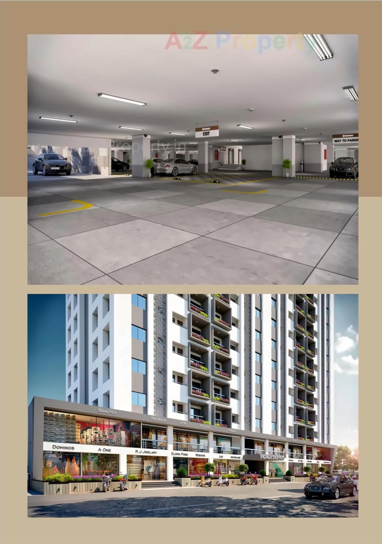 3D Elevation of real estate project Vacanza Homes located at Surat, Surat, Gujarat