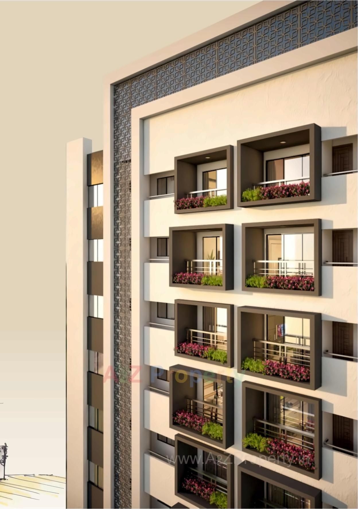 3D Elevation of real estate project Vacanza Homes located at Surat, Surat, Gujarat