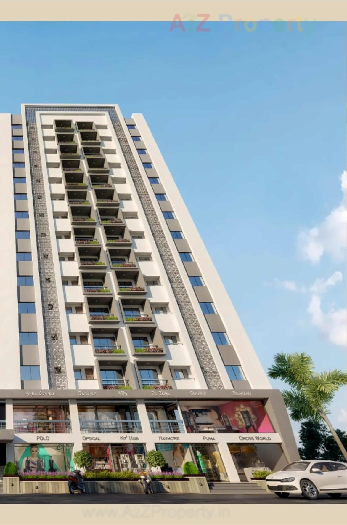 3D Elevation of real estate project Vacanza Homes located at Surat, Surat, Gujarat