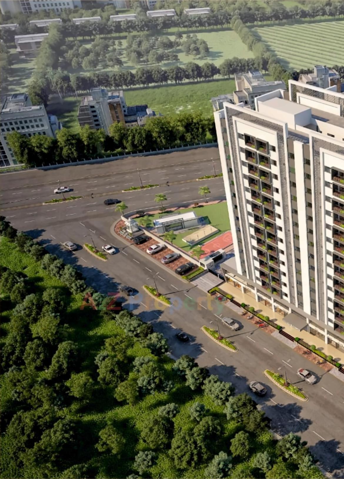 3D Elevation of real estate project Vacanza Homes located at Surat, Surat, Gujarat