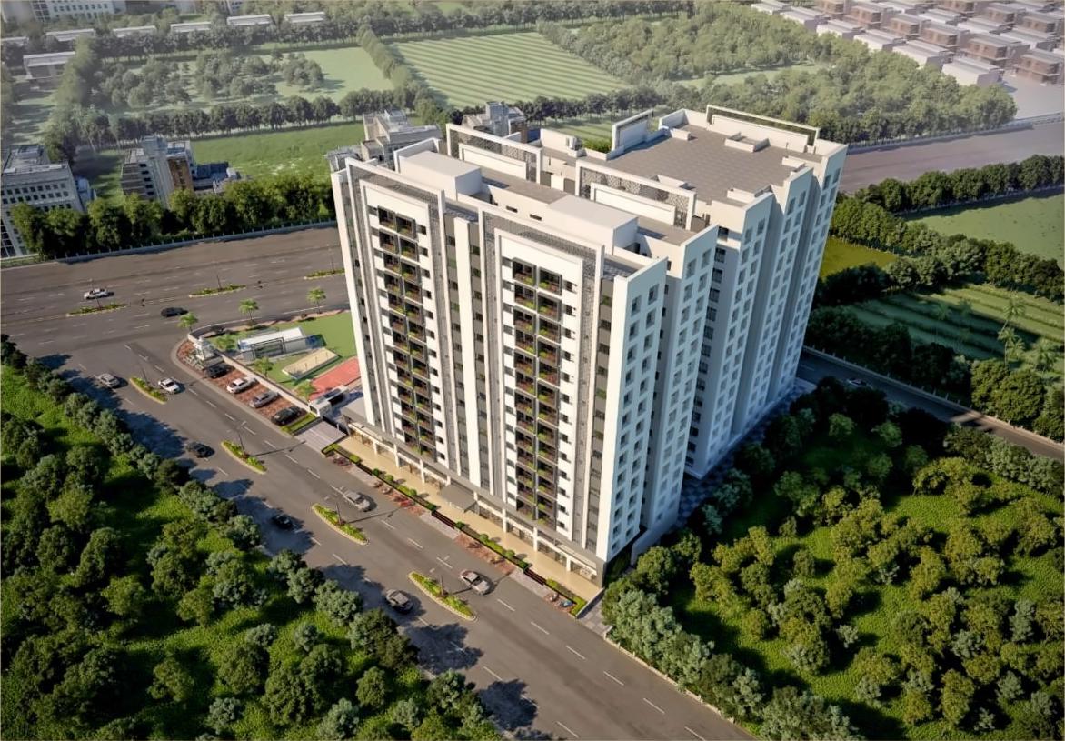 3D Elevation of real estate project Vacanza Homes located at Surat, Surat, Gujarat