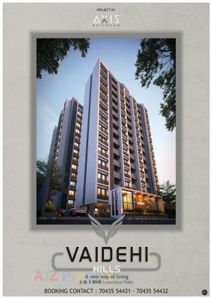 Elevation of real estate project Vaidehi Hills located at Karadava, Surat, Gujarat