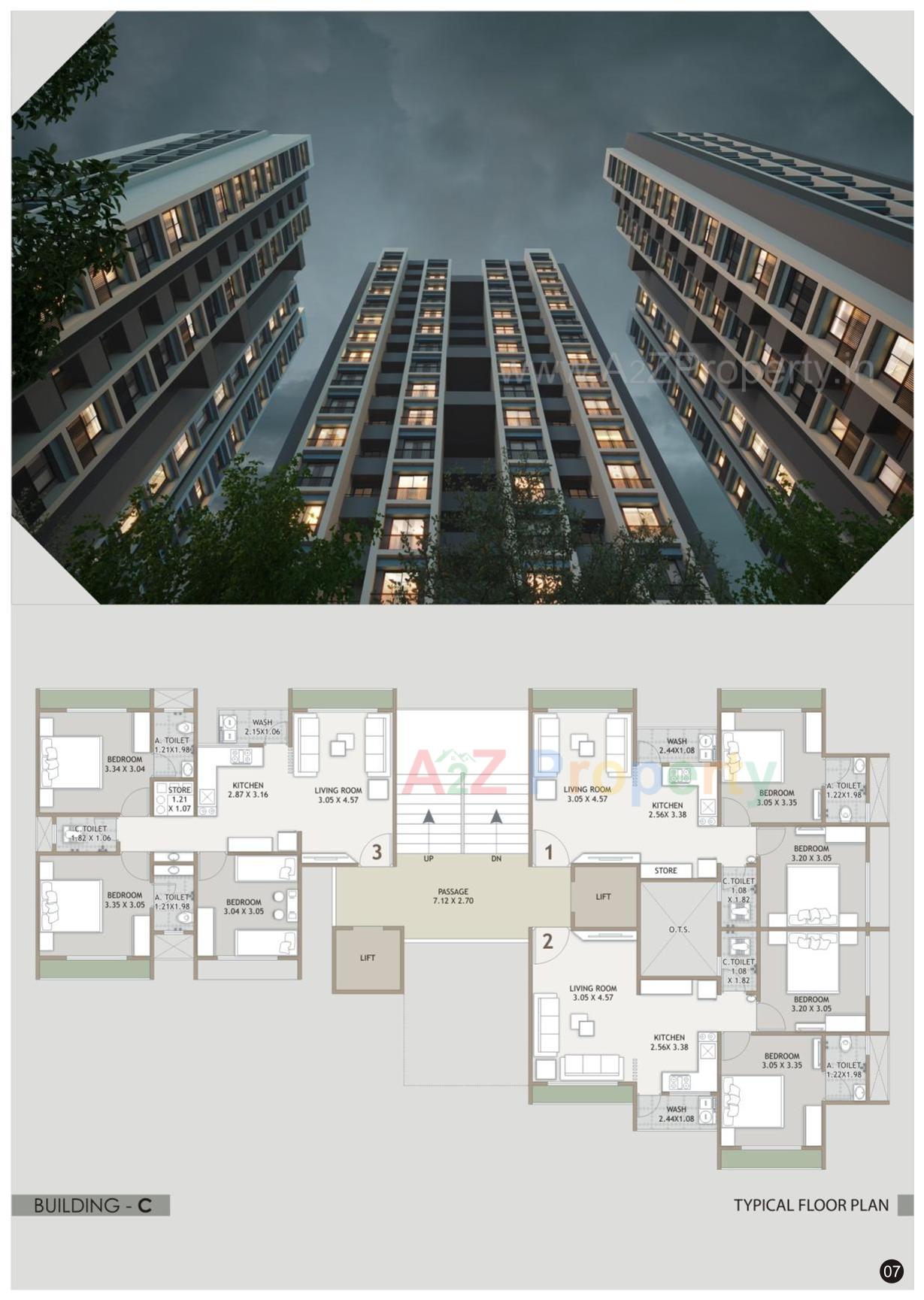 Layout of real estate project Vaidehi Hills located at Karadava, Surat, Gujarat