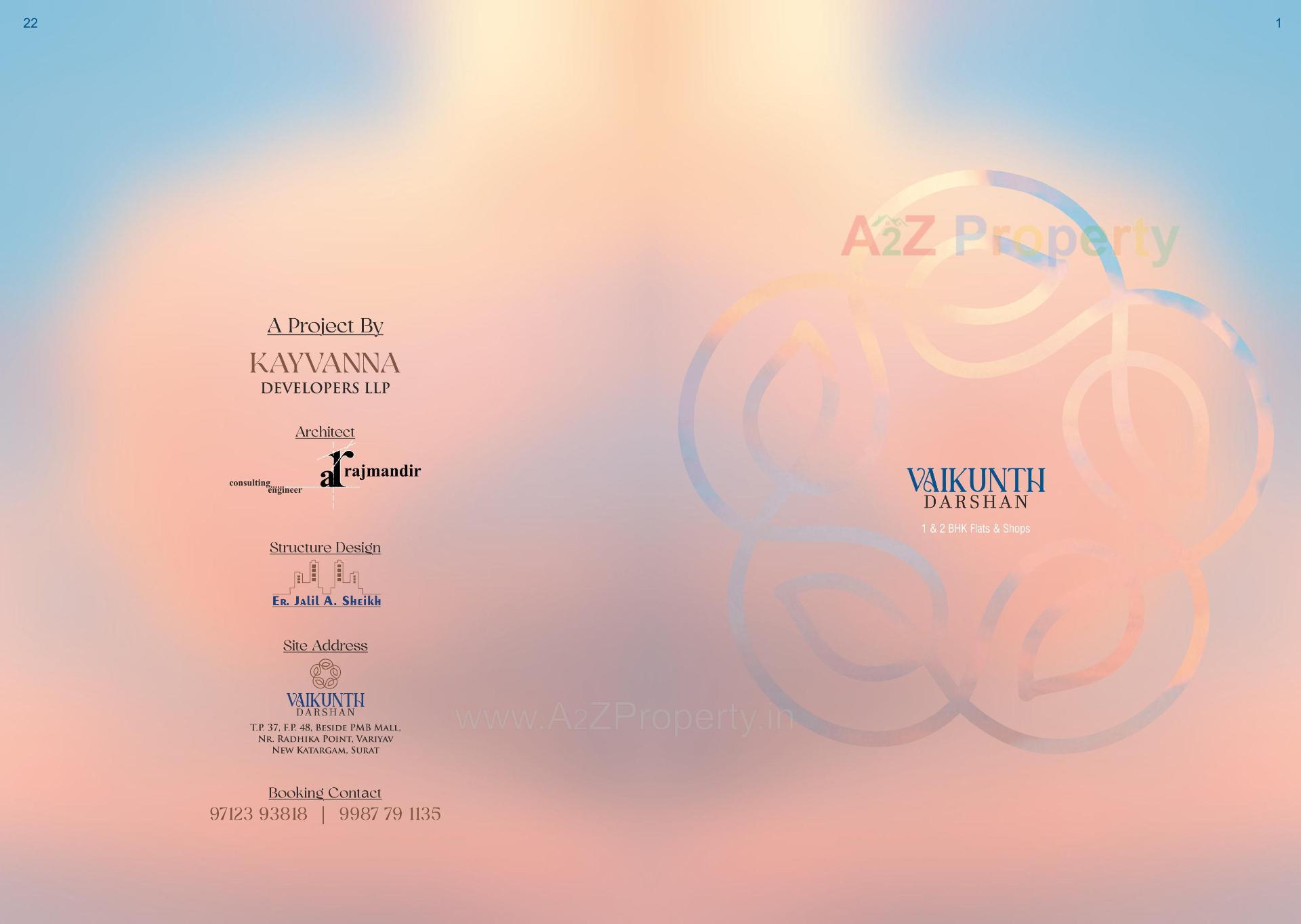  of real estate project Vaikunth Darshan located at Variav, Surat, Gujarat