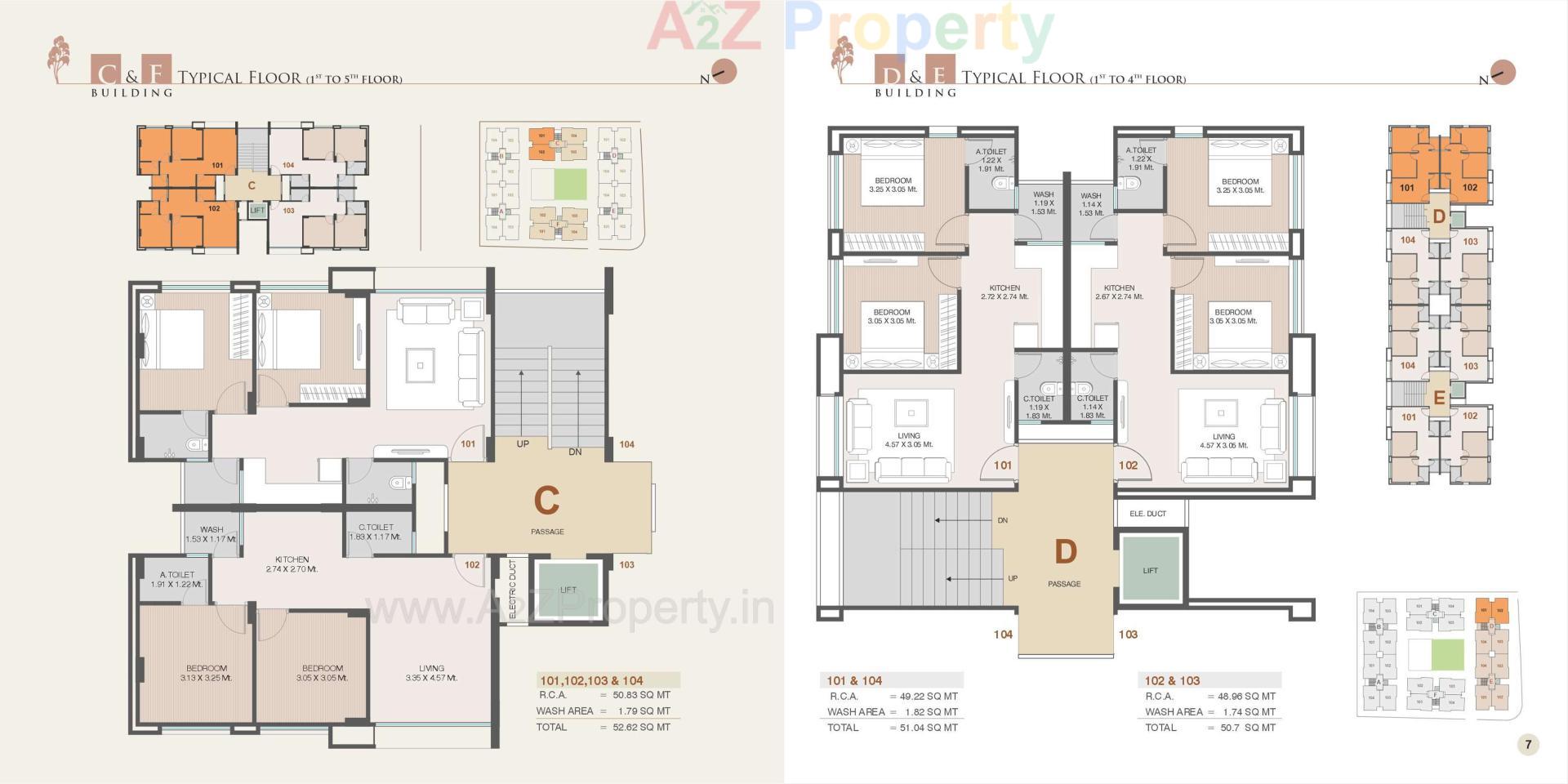 Layout of real estate project Vaishnodevi Homes located at Kosad, Surat, Gujarat