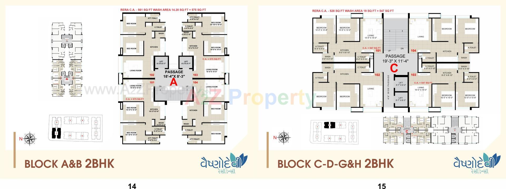 Layout of real estate project Vaishnodevi Residency located at Kosad, Surat, Gujarat