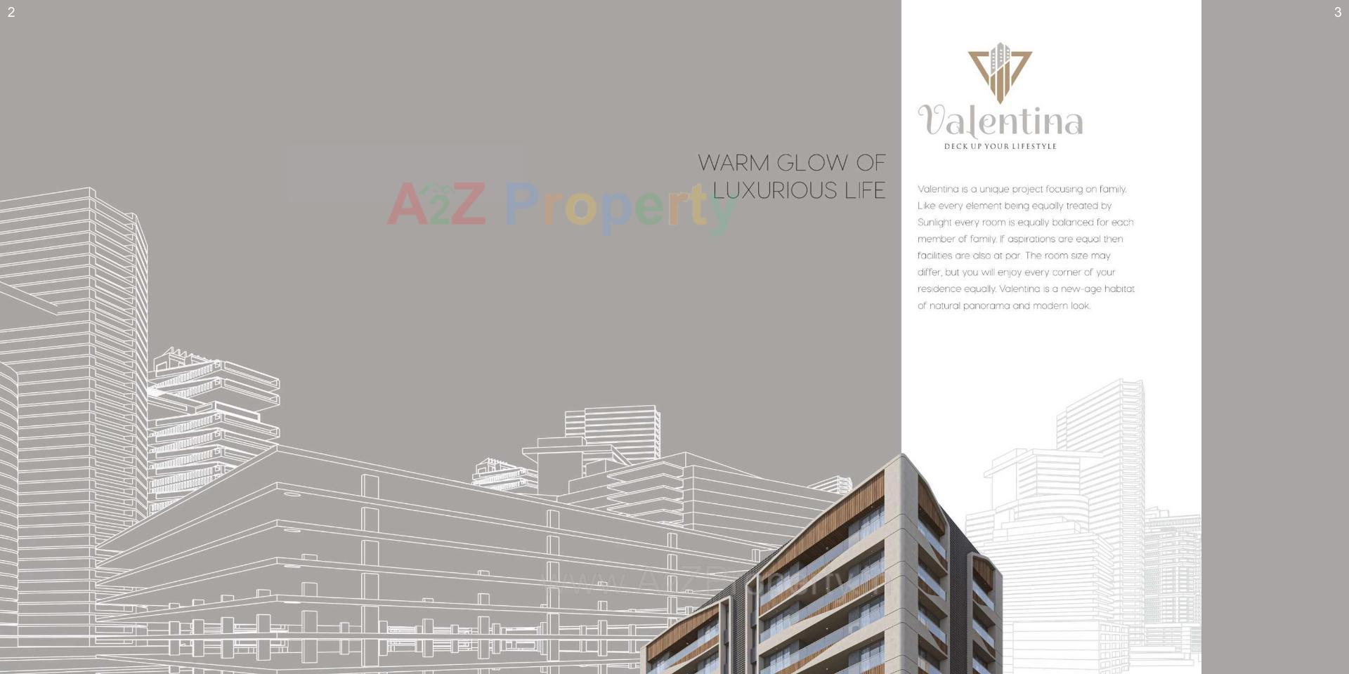  of real estate project Valentina located at Abhva, Surat, Gujarat