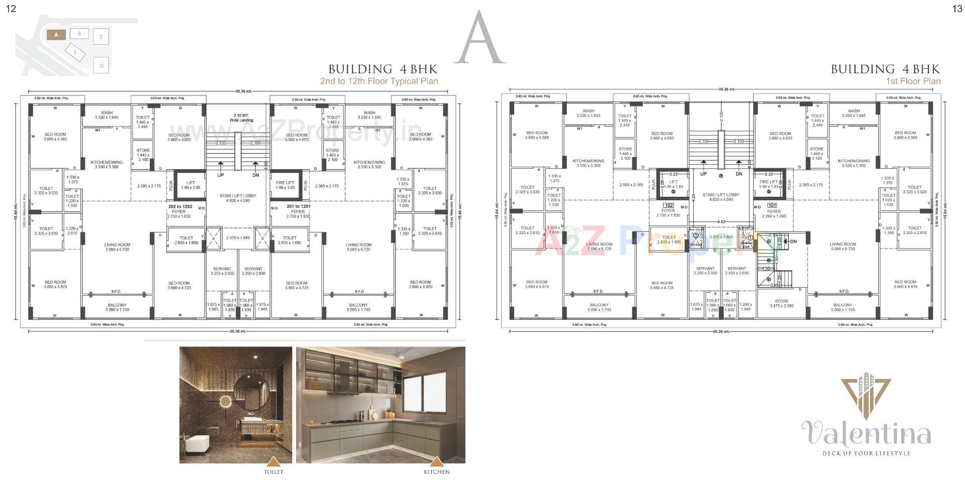 Layout of real estate project Valentina located at Abhva, Surat, Gujarat
