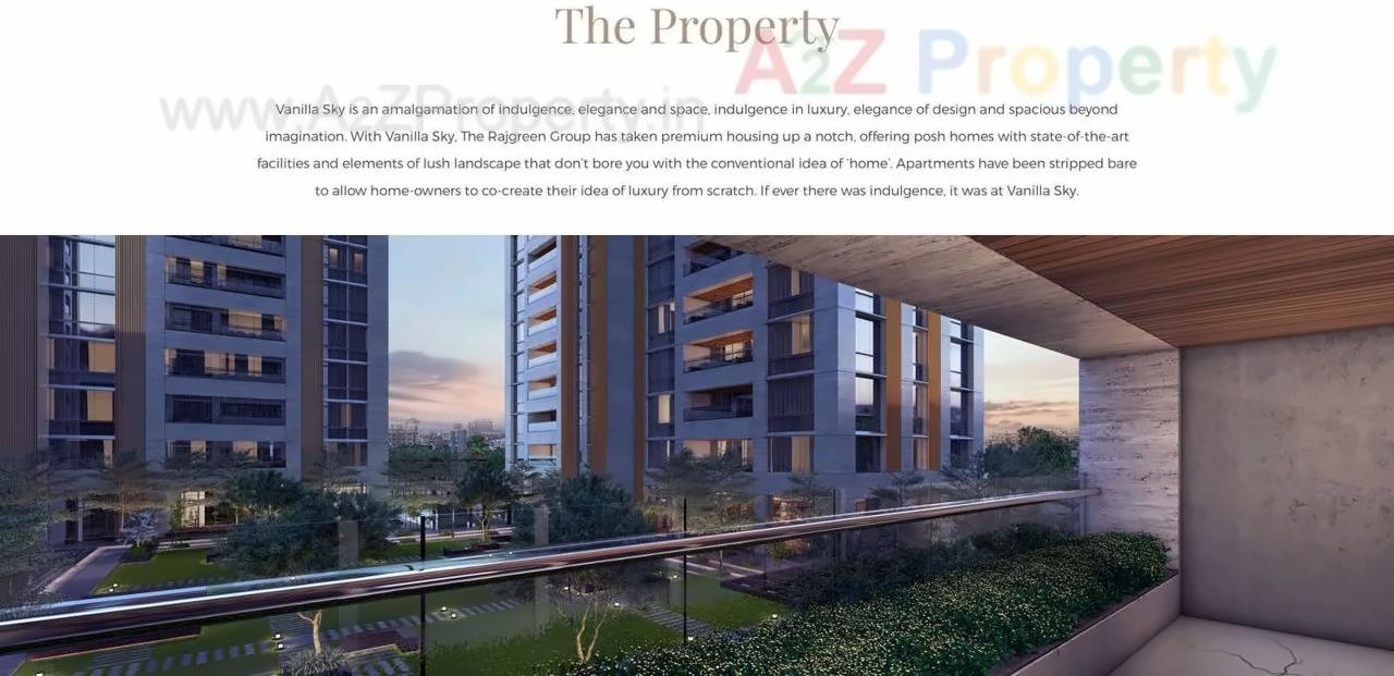 3D Elevation of real estate project Vanilla Sky located at Vesu, Surat, Gujarat