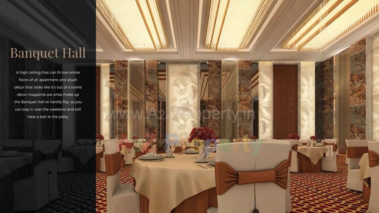 3D Elevation of real estate project Vanilla Sky located at Vesu, Surat, Gujarat