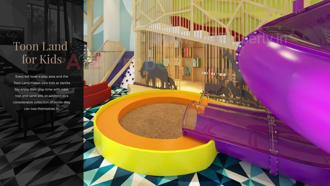 3D Elevation of real estate project Vanilla Sky located at Vesu, Surat, Gujarat