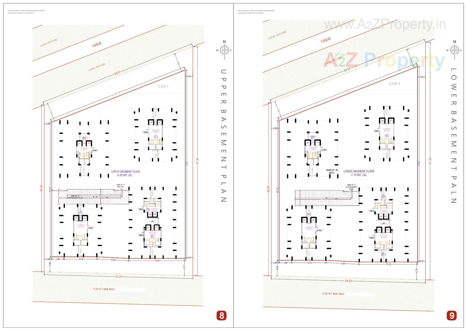 Layout of real estate project Vardan Luxuria located at Surat, Surat, Gujarat