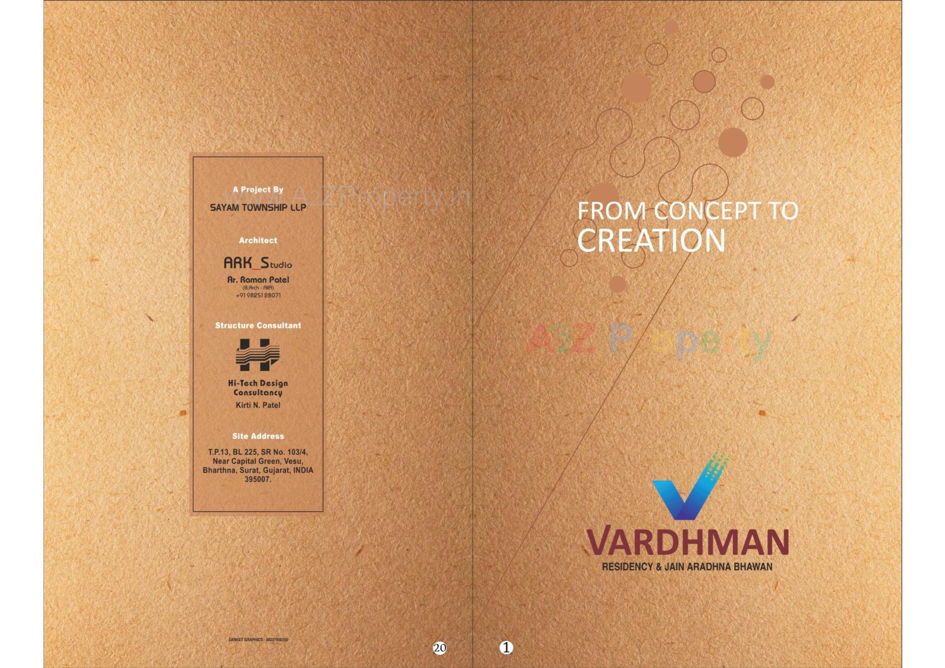  of real estate project Vardhman Residency   Jain Aradhna Bhawan located at Bharthana, Surat, Gujarat