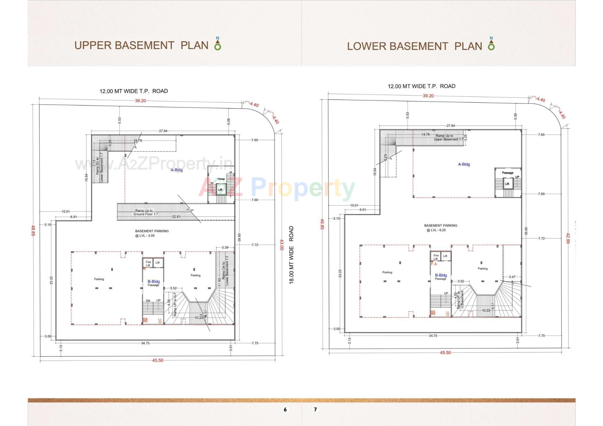 Layout of real estate project Vardhman Residency   Jain Aradhna Bhawan located at Bharthana, Surat, Gujarat