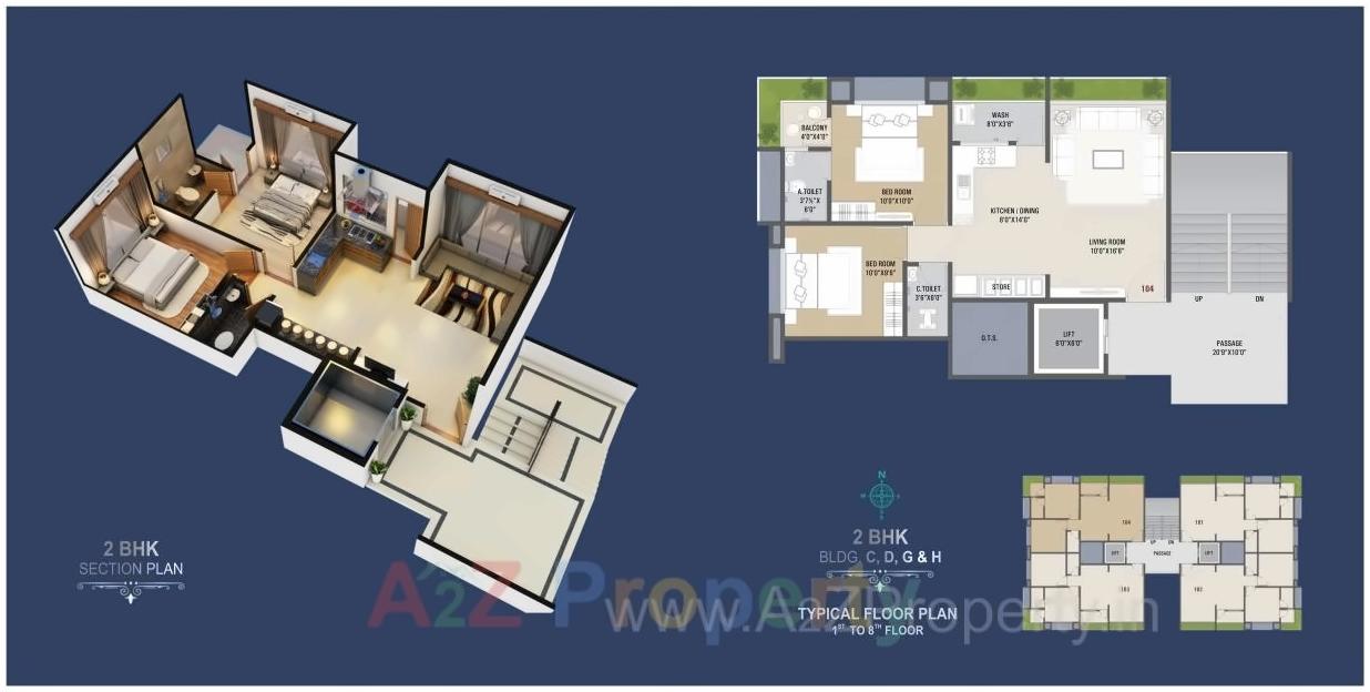 Layout of real estate project Varni Residency located at Kholvad, Surat, Gujarat