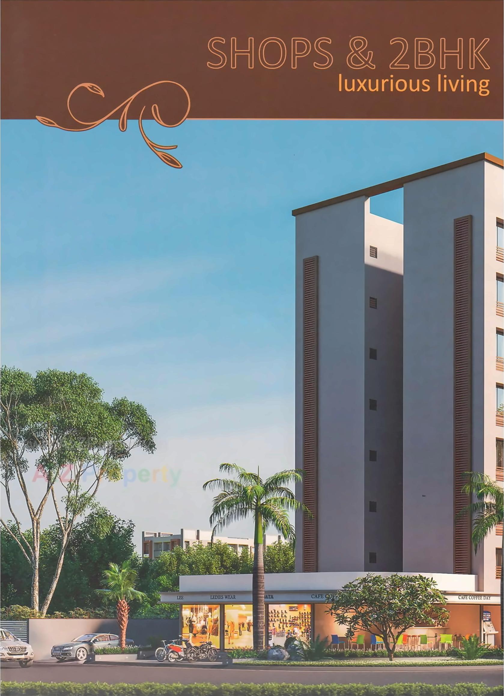 3D Elevation of real estate project Varniraj Heights located at Surat, Surat, Gujarat