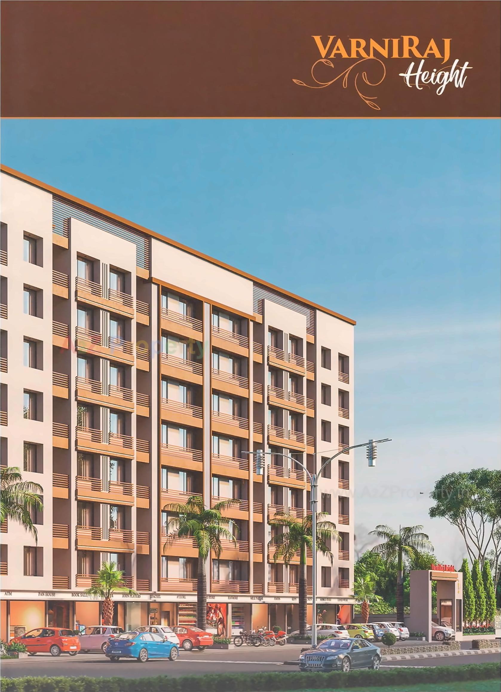 3D Elevation of real estate project Varniraj Heights located at Surat, Surat, Gujarat