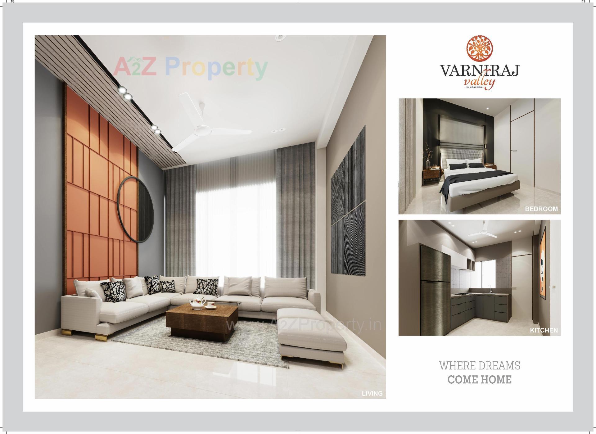 3D Elevation of real estate project Varniraj Valley located at Variav, Surat, Gujarat