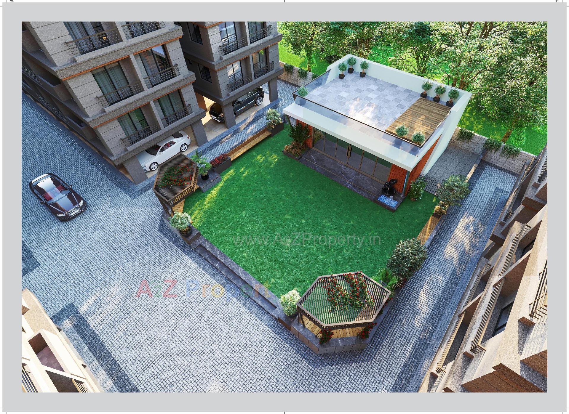 3D Elevation of real estate project Varniraj Valley located at Variav, Surat, Gujarat