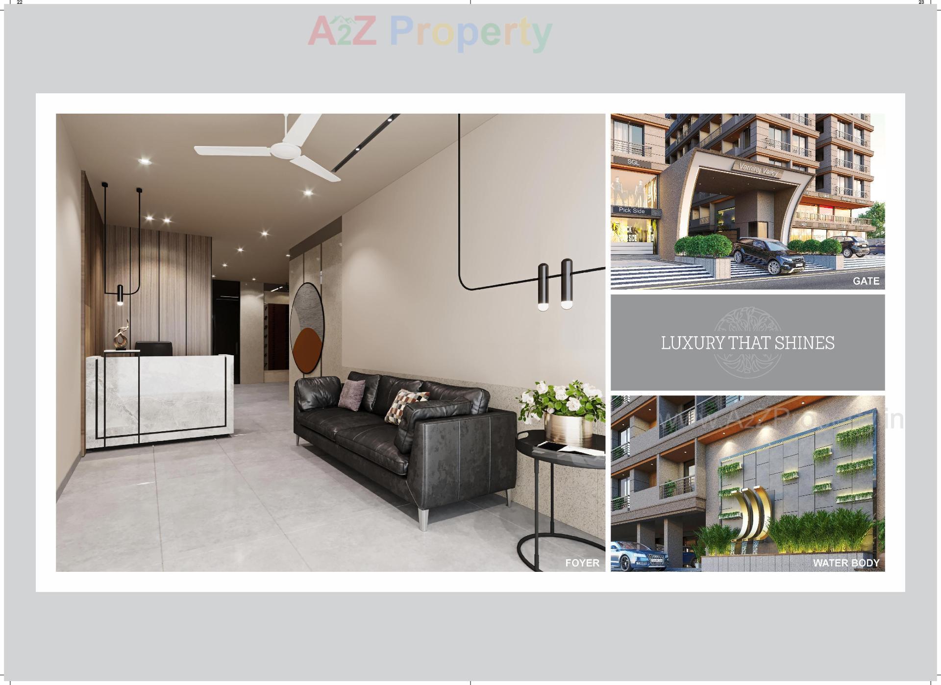 3D Elevation of real estate project Varniraj Valley located at Variav, Surat, Gujarat