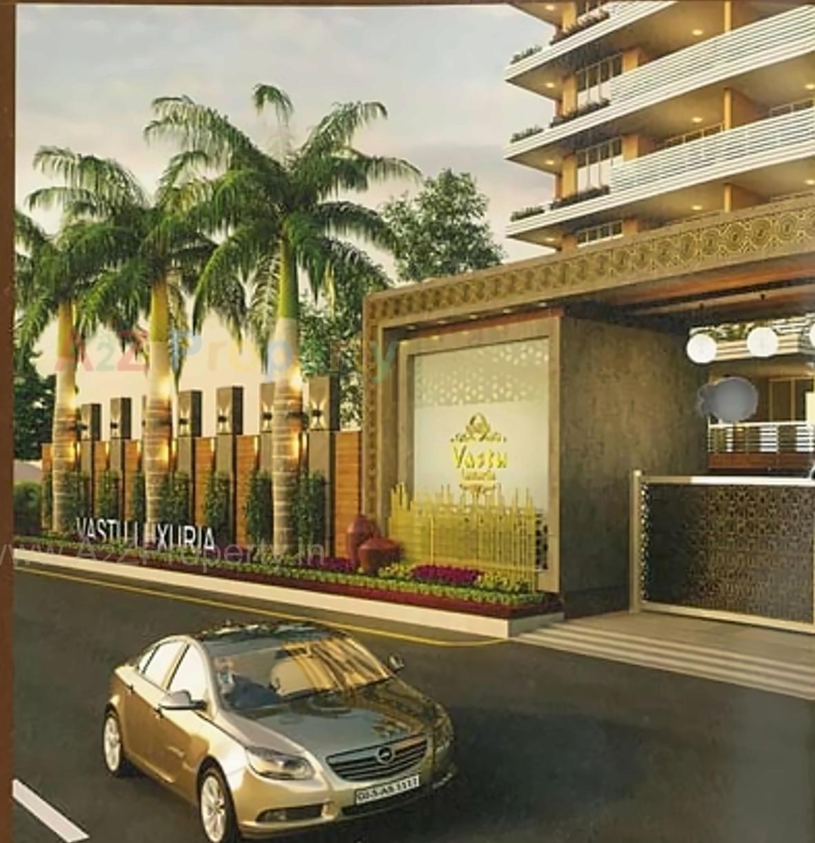 3D Elevation of real estate project Vastu Luxuria located at Puna, Surat, Gujarat