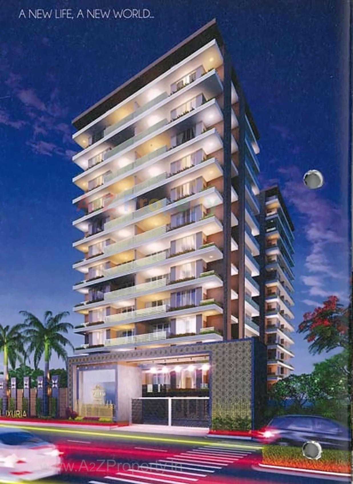 3D Elevation of real estate project Vastu Luxuria located at Puna, Surat, Gujarat