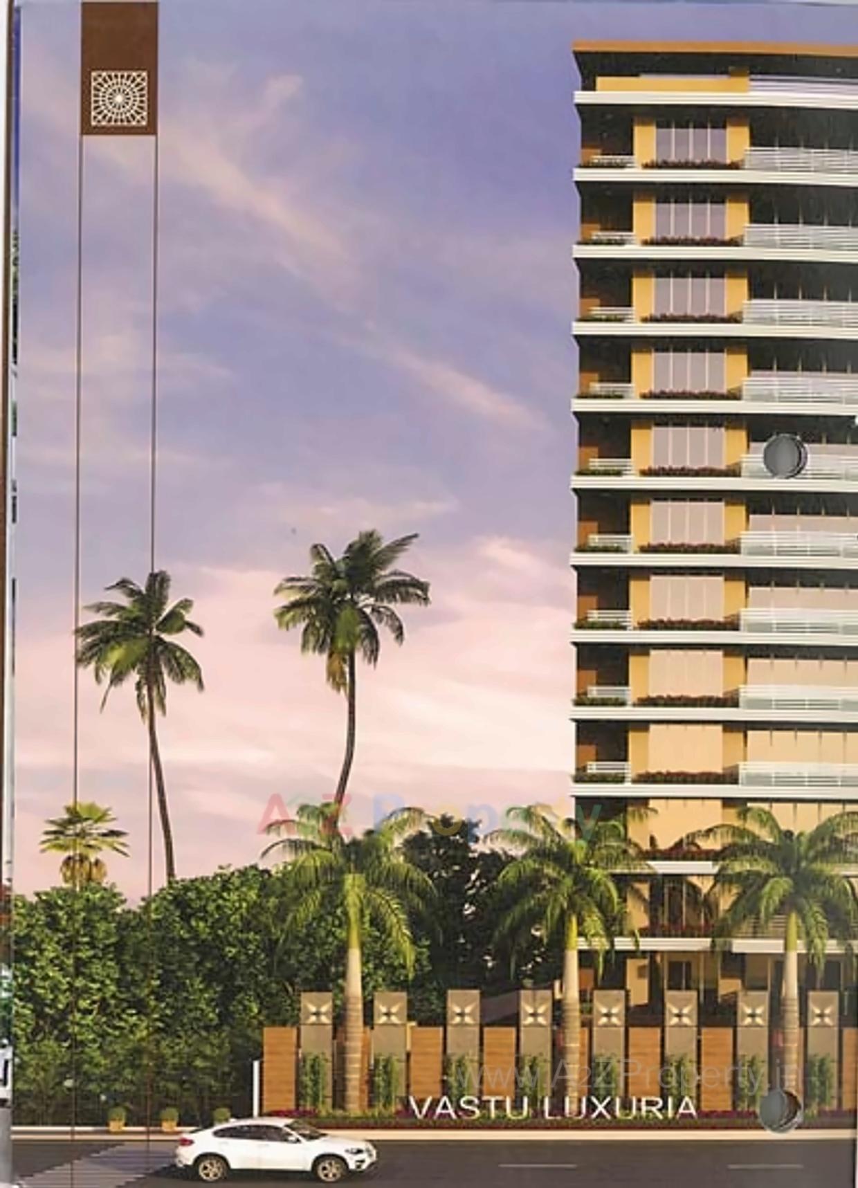 3D Elevation of real estate project Vastu Luxuria located at Puna, Surat, Gujarat