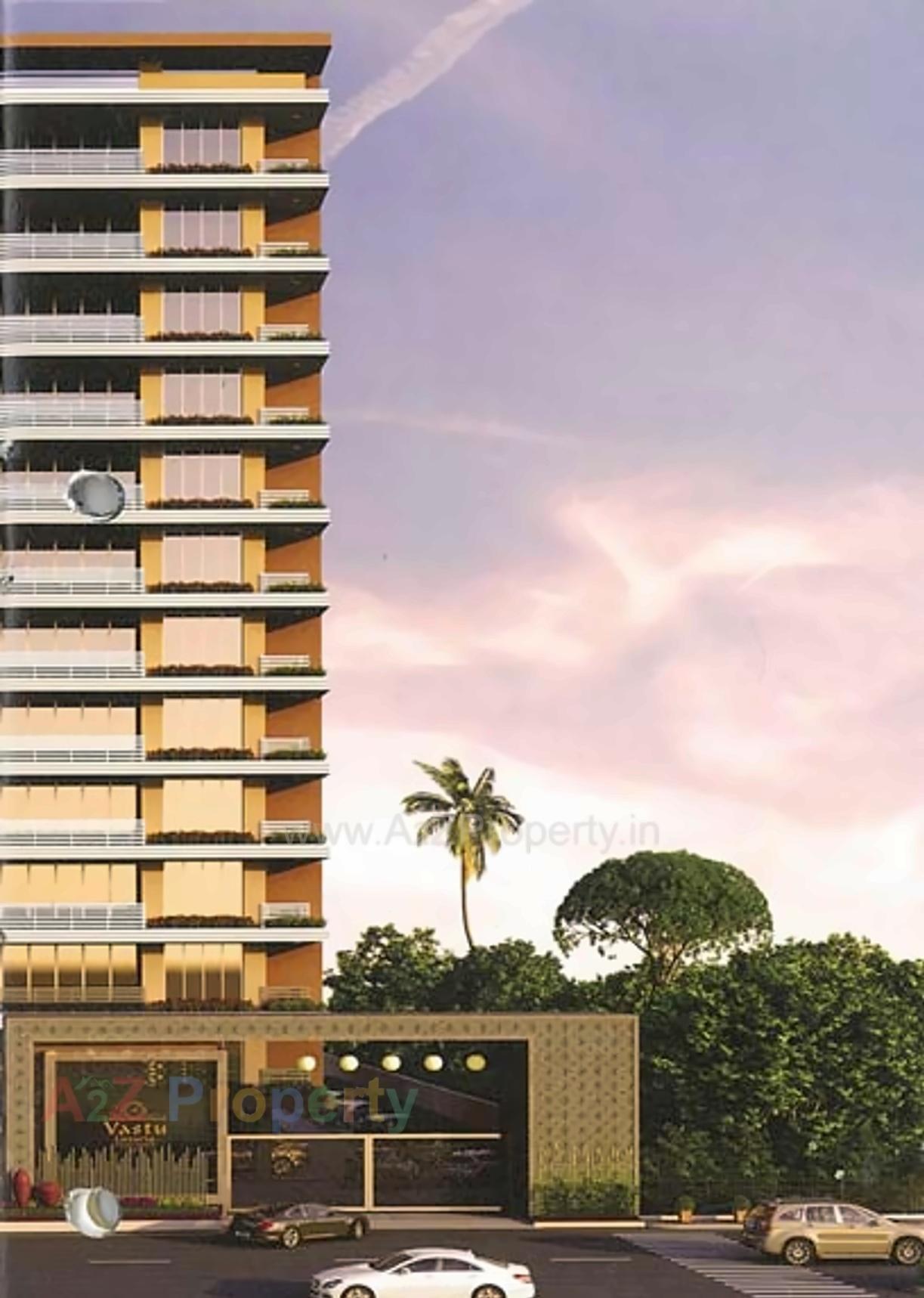 3D Elevation of real estate project Vastu Luxuria located at Puna, Surat, Gujarat