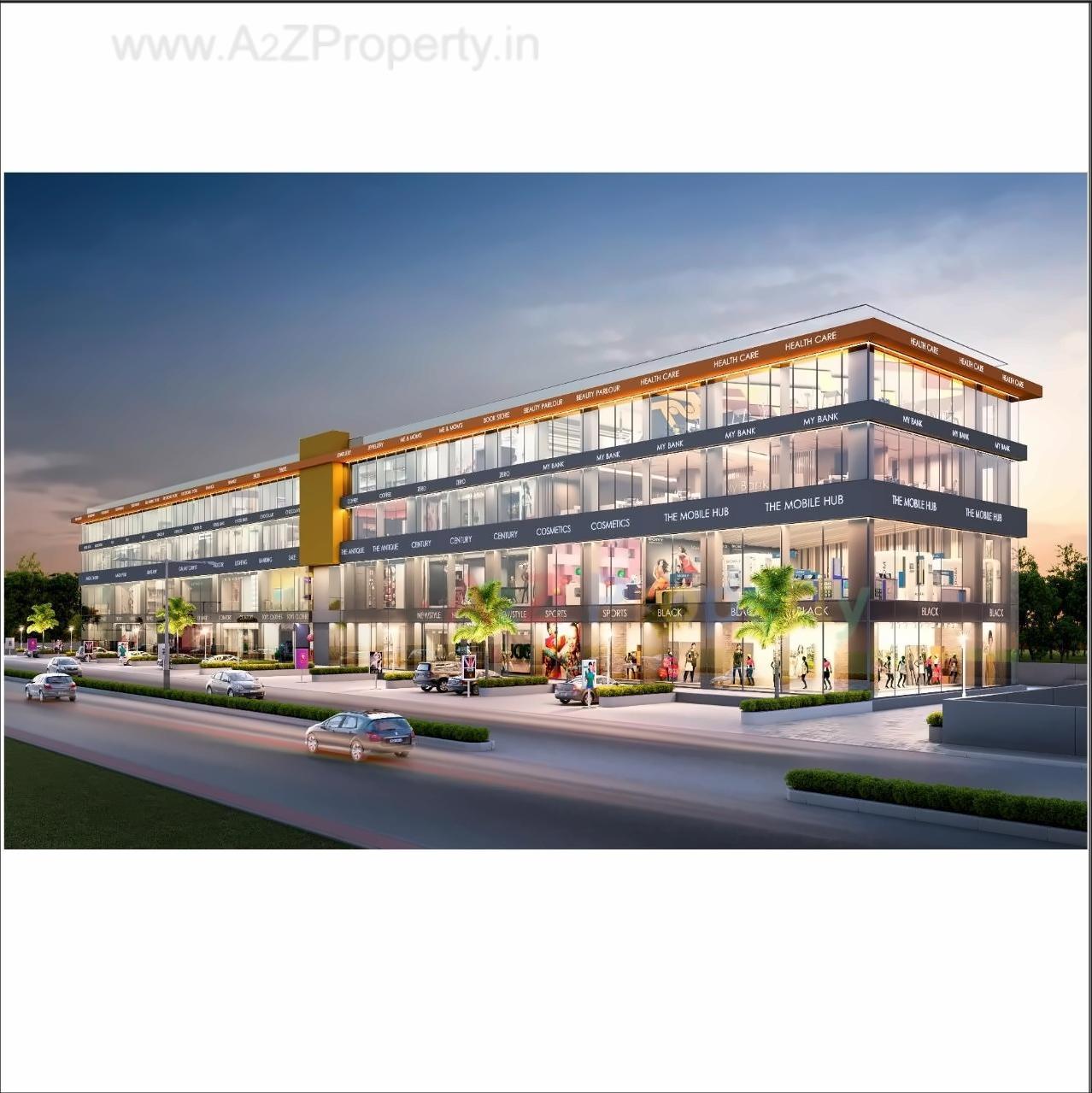 3D Elevation of real estate project Vasupujya Rio Empire located at Pal, Surat, Gujarat